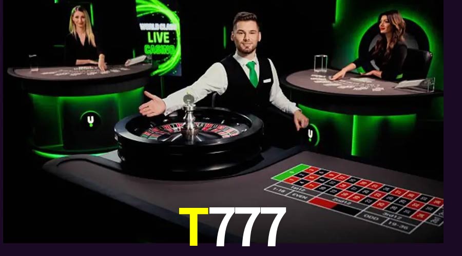 Página principal de T777 Casino con juegos en vivo y tragamonedas para México